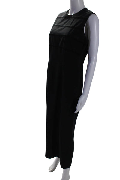 Studio by Pat Argenti Womens Sleeveless Maxi Sheath Dress Black Size 8