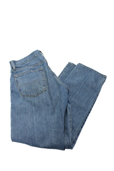 Polo Ralph Lauren Mens Cotton Denim Low Rise Straight Leg Jeans Blue Size 30