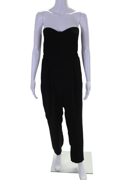 Collective Concepts Women's Sweetheart Neckline Jumpsuit Black Size M