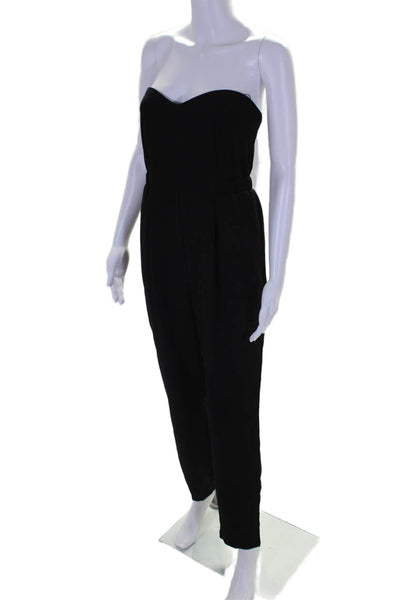 Collective Concepts Women's Sweetheart Neckline Jumpsuit Black Size M