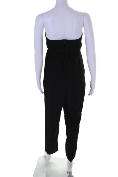 Collective Concepts Women's Sweetheart Neckline Jumpsuit Black Size M