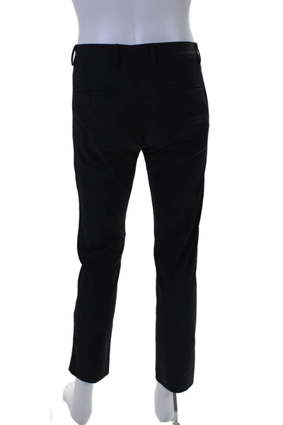 Theory Mens Four Pocket Button Closure Slim Fit Pants Trousers Navy Size 31