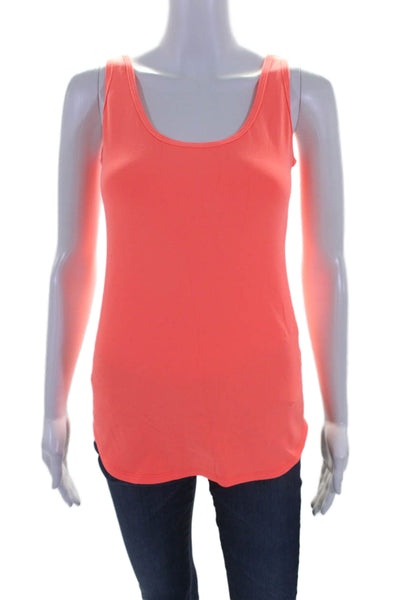 Lululemon Womens Scoop Neck Lightweight Tank Top Neon Pink Size 4