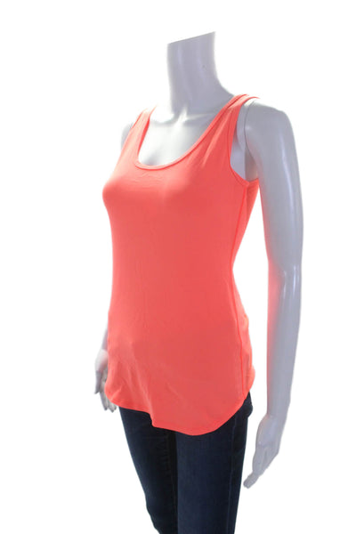 Lululemon Womens Scoop Neck Lightweight Tank Top Neon Pink Size 4