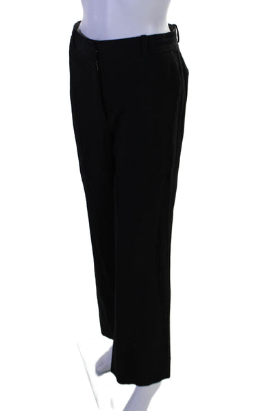 Babaton Womens Wool 4 Pocket High-Rise Straight leg Pants Trousers Black Size 6