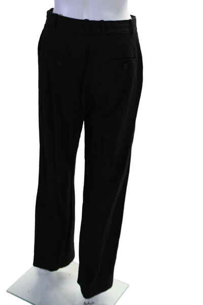 Babaton Womens Wool 4 Pocket High-Rise Straight leg Pants Trousers Black Size 6