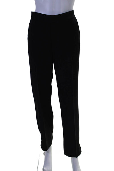 Vince Womens 2 Pocket Elastic Waist High-Rise Tapered Pants Trousers Navy Size L