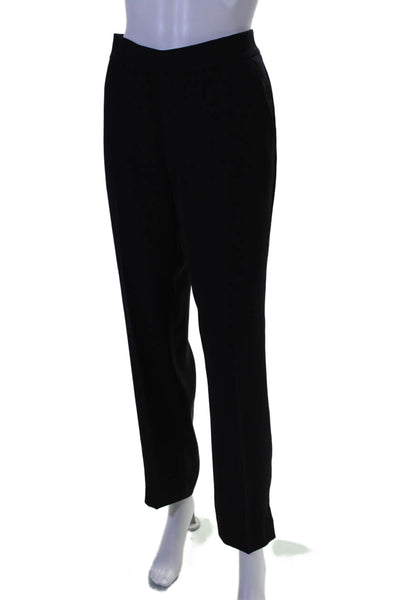 Vince Womens 2 Pocket Elastic Waist High-Rise Tapered Pants Trousers Navy Size L