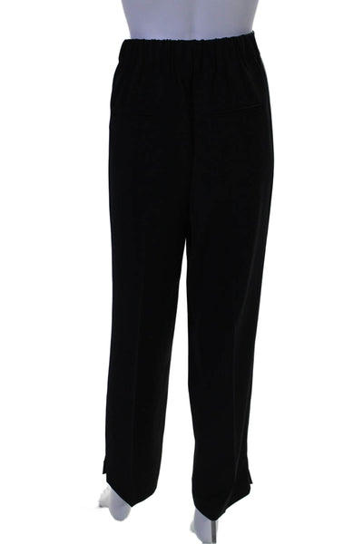 Vince Womens 2 Pocket Elastic Waist High-Rise Tapered Pants Trousers Navy Size L