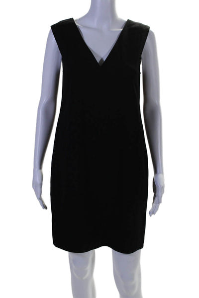 Rag & Bone Womens Two Pocket V-Neck Sleeveless Mini Dress Black Size XS