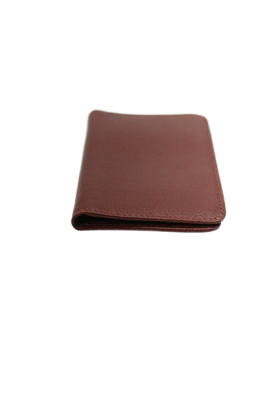 Designer Mens Leather Textured Multilayered Trifold Card Wallet Brown