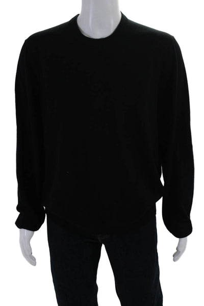 The Men's Store At Bloomingdale's Men's Long Sleeves Sweater Black Size XL