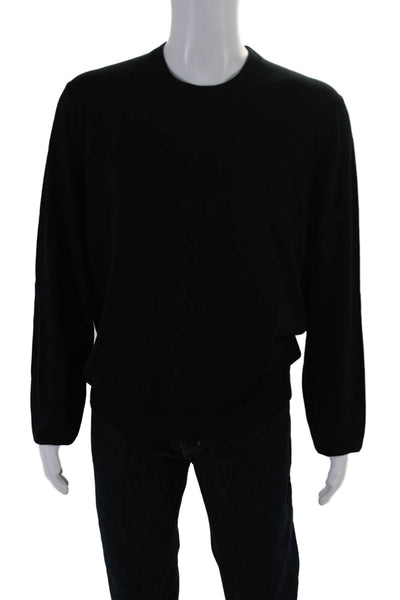 The Men's Store At Bloomingdales Men's Pullover Sweater Black Size XL