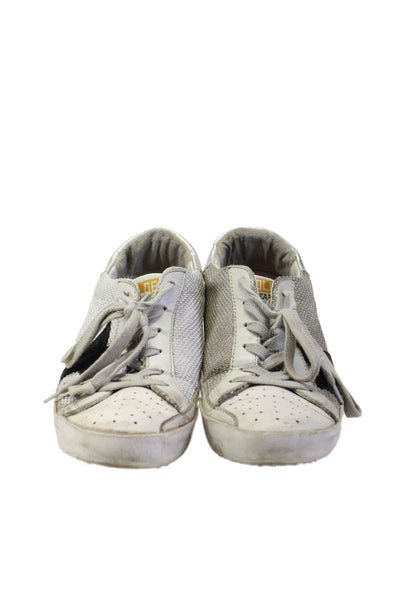 Golden Goose Deluxe Brand Womens Superstar Skate Sneakers White Size 35 5