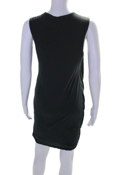 Standard James Perse Womens Dark Gray Crew Neck Sleeveless Tank Dress Size 1