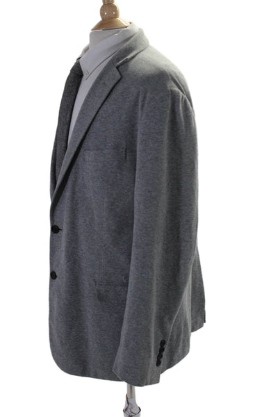 Brooks Brothers Mens Two Button Regent Fit Blazer Gray Wool Size 46 Regular