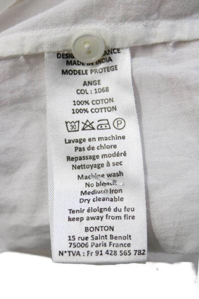 Bon Bon Childrens Girls Floral Print Sleeveless Sun Dress White Cotton Size 2T