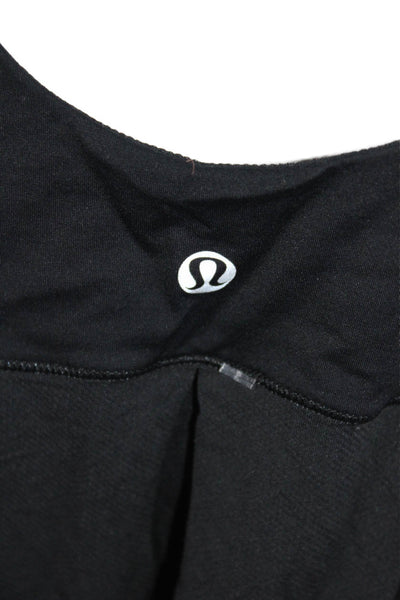 Lululemon Women's Scoop Neck Sleeveless Workout Tank Top Black Size M