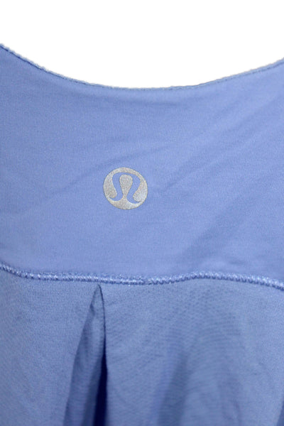 Lululemon Women's Scoop Neck Sleeveless Workout Tank Top Blue Size M