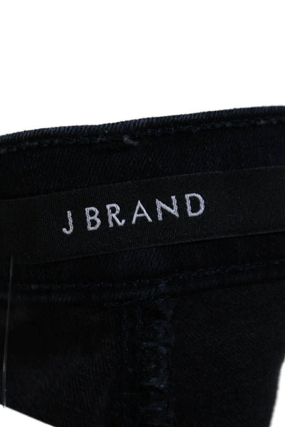 J Brand Womens Zipper Fly Dark Wash High Rise Skinny Cropped Jeans Blue Size 26