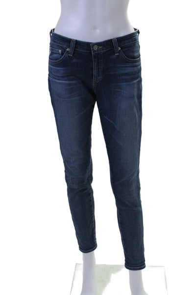 J Brand Womens The Legging Super Skinny Ankle Jeans Blue Denim Size 28