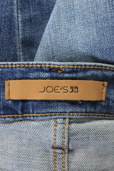 Joes Jeans Womens High Rise Distressed Charlie Skinny Crop Jeans Blue Size 23