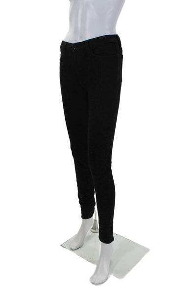 J Brand Womens Zipper Fly Mid Rise Leopard Printed Skinny Jeans Gray Size 24