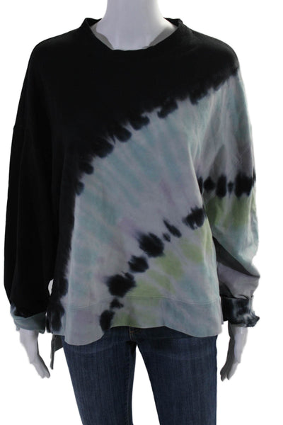 Electric & Rose Women's Round Neck Long Sleeves Tie Dye Sweatshirt Size S