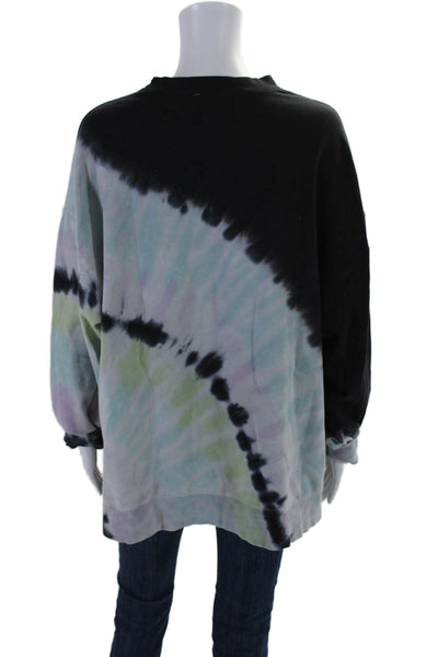 Electric & Rose Women's Round Neck Long Sleeves Tie Dye Sweatshirt Size S