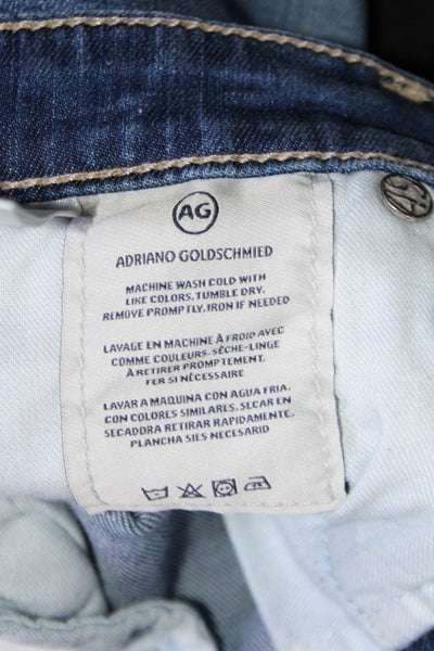 AG Adriano Goldschmied Womens Blue Skinny Leg Leggings Ankle Jeans Size 28R