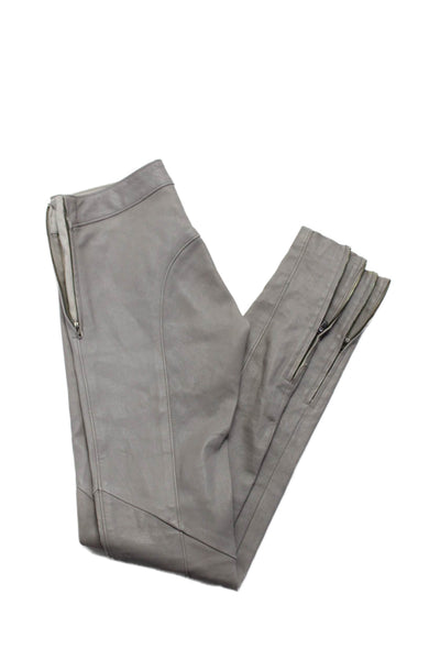 Mason x Barneys New York Co-op Womens Gray Zip Ankle Skinny Leg Pants Size 2