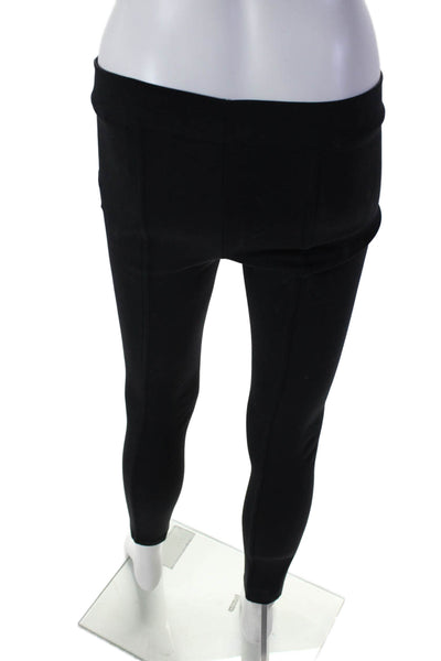 The Row Womens High Rise Pull On Slim Leg Leggings Black Size Small