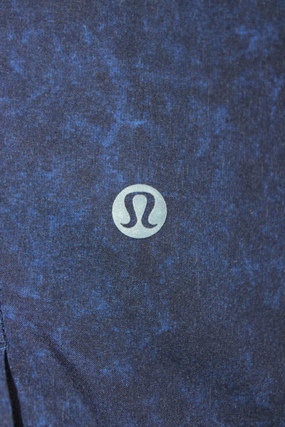 Lululemon Mens Drawstring Tied Slip-On Elastic Waist Athletic Shorts Blue Size M