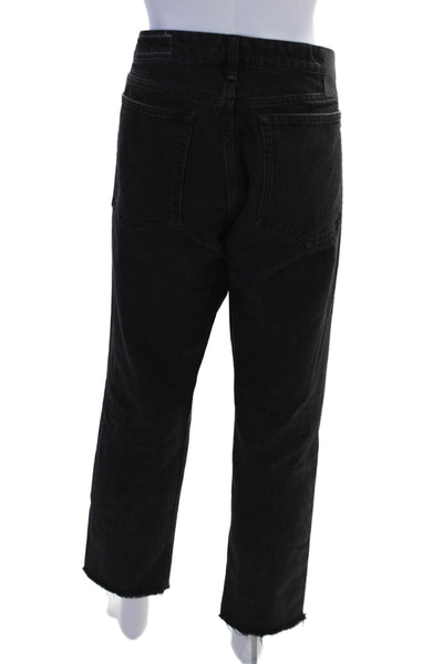 Rag & Bone Womens Cotton Denim Five Pocket Button Fly Skinny Jeans Black Size 32