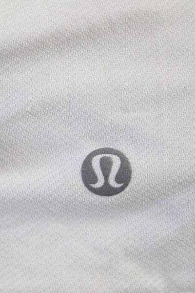 Lululemon Womens Long Sleeve Back Slit Crewnrck Athletic T shirt White Size L