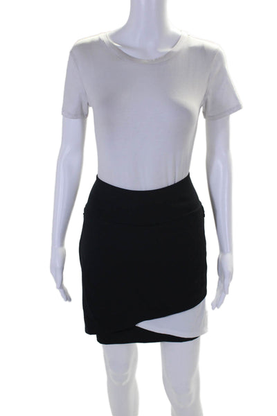 Kinona Womens Athletic Colorblock Tennis Skort Black White Size M