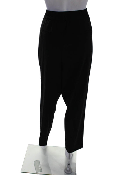 R Label The Reset Womens Pleated Hook and Eye Zipped Closure Pants Black Size XL