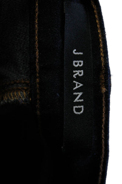 J Brand Womens Cotton High Waisted Dark Wash Skinny Jeans Blue Size EUR 32