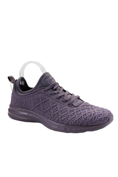 APL Womens Fabric Textured Lace Up Lined Casual Sneakers Purple Size 11