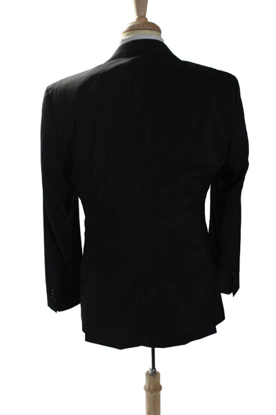 Boss Hugo Boss Men's Long Sleeves Line Two Piece Jacket Set Black Size 40