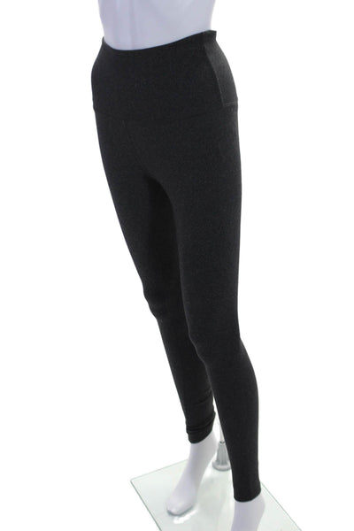 Beyond Yoga Womens Stretch Mid-Rise Activewear Leggings Dark Gray Size S