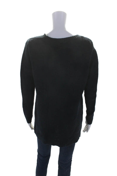 AllSaints Co Ltd Spitalfields Womens Wool Navy Crew Neck Sweater Top Size 6