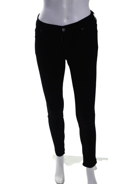 Citizens of Humanity Womens High Rise Avedon Stick Skinny Leg Jeans Black 27