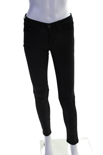 Rag & Bone Womens Cotton Super Skinny Dark Wash Jeans Black Size EUR 25