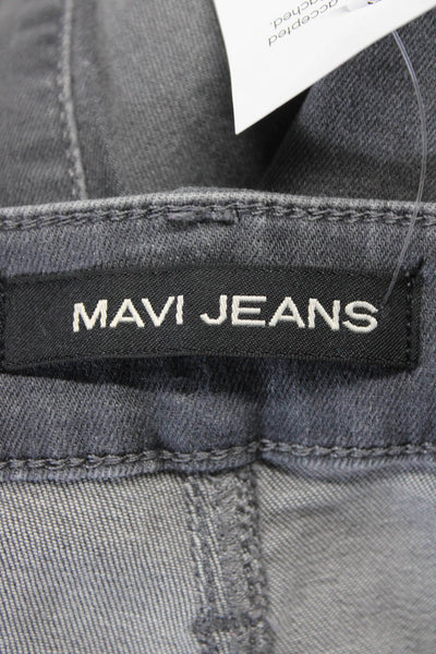 Mavi Jeans Mens Cotton Gray Mayles Straight Leg Denim Jeans Size 35X30