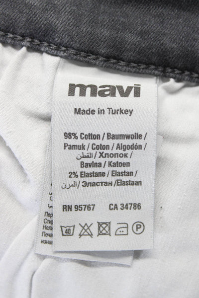 Mavi Jeans Mens Cotton Gray Mayles Straight Leg Denim Jeans Size 35X30