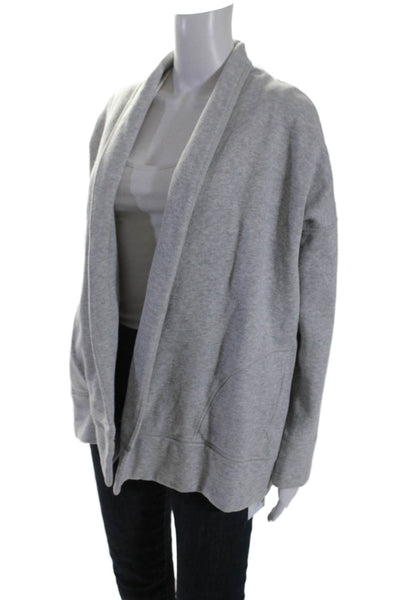 Vineyard Vines Womens Long Sleeves Cardigan Sweater Gray Cotton Size Small