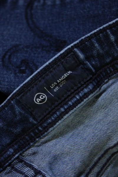 AG Adriano Goldschmied Mens Graduate Tailored Leg Jeans Blue Size 42 X32