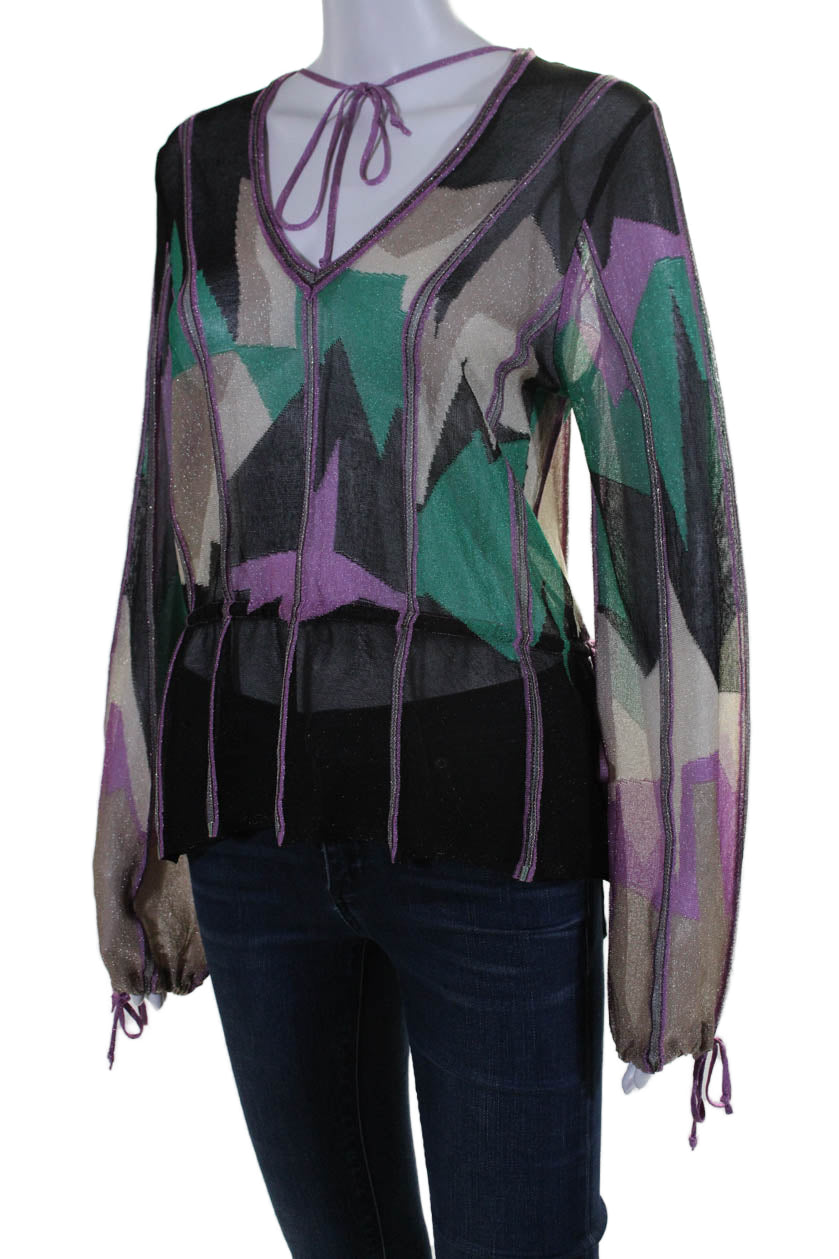 Missoni womens knit deals tops