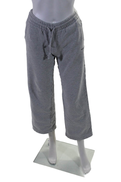 TNA Womens Pull On High Rise Sweat Fleece Pants Gray Size Extra Extra Small